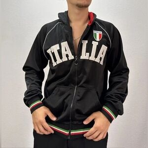 Vintage Zip Hoodie Italia 🇮🇹 blockcore faded sk& y2k